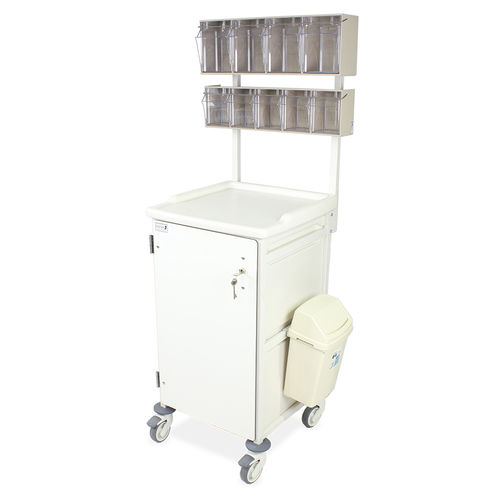 Anesthesia trolley - CTANAEM1/10/3S2D/HSB - Bristol Maid Hospital Metalcraft - treatment / cleaning / stainless steel