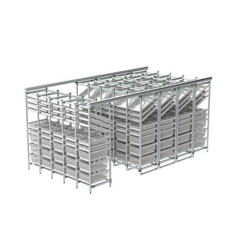 Storage rack - HTM71 - Bristol Maid Hospital Metalcraft