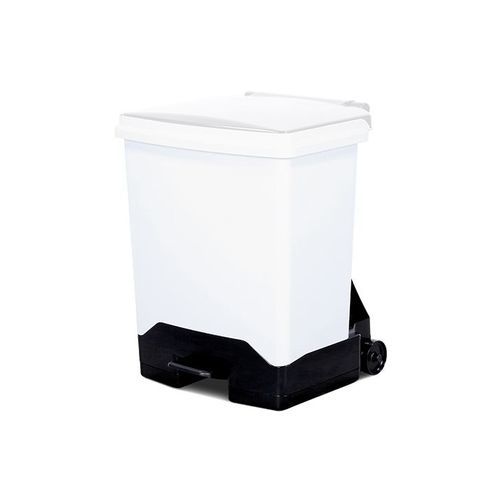 Plastic waste bin - 5RSH42WH - Bristol Maid Hospital Metalcraft - foot-operated