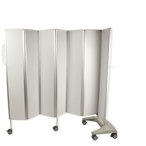 Hospital screen on casters - 5MS/S6 - Bristol Maid Hospital Metalcraft - mobile / folding / 6-panel
