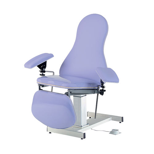 Electric blood donor chair - LUVIA08T - CARINA  - 3-section / height-adjustable / with legrest