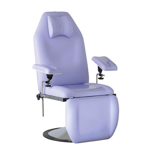 Manual blood collection chair - 51277T - CARINA  - 3-section / with legrest / fixed