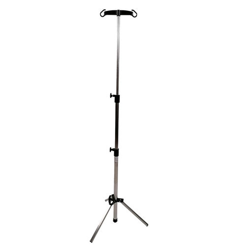 Floor-mounted infusion stand - 315 - CARINA  - 2-hook / stainless steel