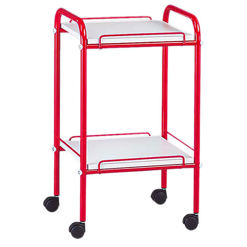 Medical trolley - 270 06 - CARINA  - for general purposes / 2-tray / mobile