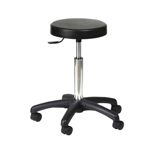Healthcare facility stool - 4001ABS - CARINA  - height-adjustable / swivel / on casters