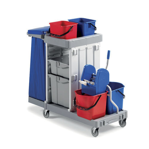 Cleaning trolley - CFS 64 - Centro Forniture Sanitarie   - hospital / waste / with bin