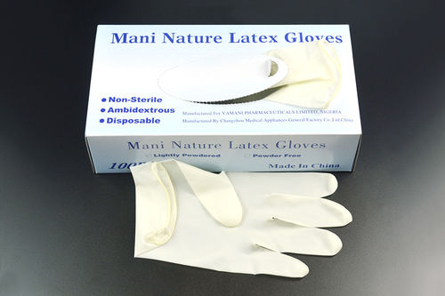 Latex gloves - Changzhou Medical Appliances General Factory - medical / powder-free / S