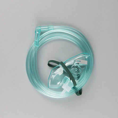 PVC oxygen mask - Changzhou Medical Appliances General Factory - transparent / adjustable / disposable