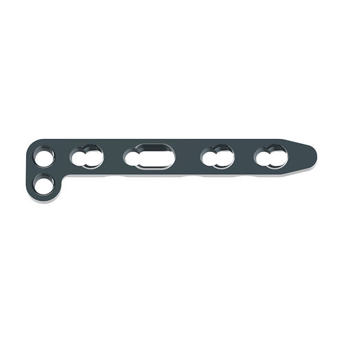 Radius compression plate - 70905-3 head holes - Waston medical - distal / locking / titanium