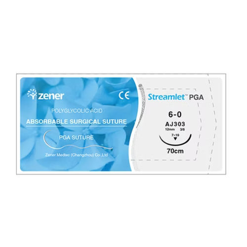 Absorbable suture thread - Streamlet PGA - Waston medical - general surgery / 6-0