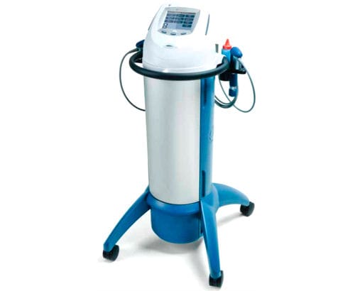 Orthopedic treatment ESWT unit - Intelect RPW - Chattanooga USA - trolley-mounted