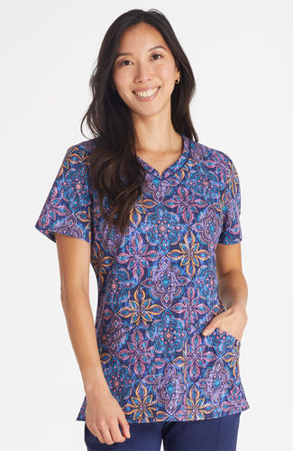 Women's scrub top - CK-CK678 - Cherokee Uniforms - L / XL / M