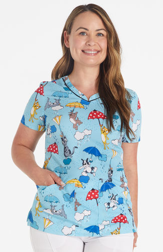Women's scrub top - CK-CK678 - Cherokee Uniforms - L / XL / M