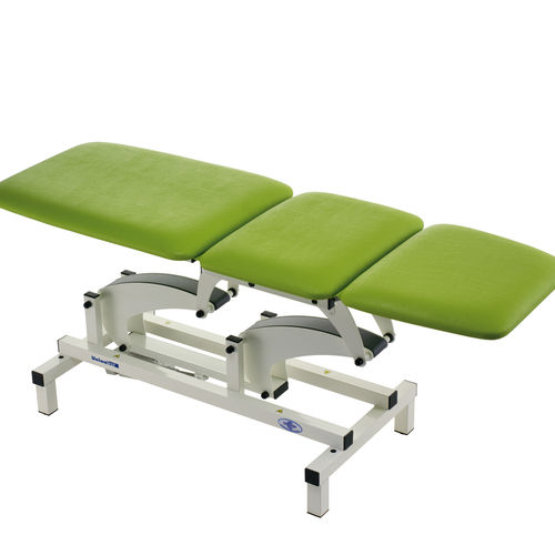 Electro-hydraulic examination table - TEST - Chinesport - height-adjustable / 3-section
