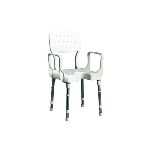 Shower chair with armrests - NIZZA - Chinesport - with backrest