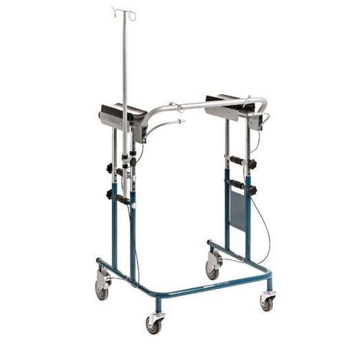 4-wheel rollator - 0180-076-000 - Cobi Rehab - bariatric / steel frame / with armrests