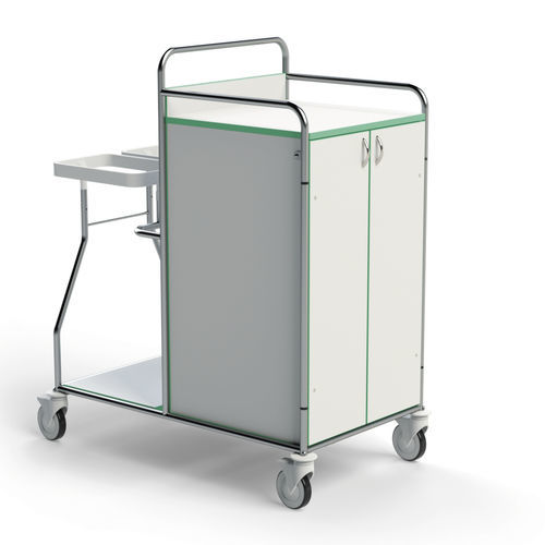 Dirty linen trolley - 251DR-LGH2L - Conf Industries - clean / medical / 3-shelf