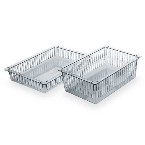 Storage basket - BAC6040 - Conf Industries - polycarbonate / stackable / perforated