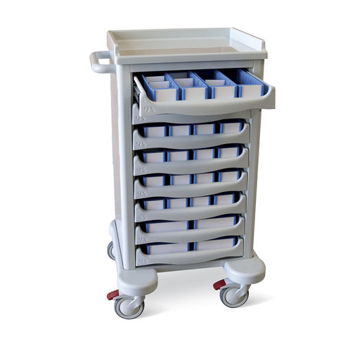 Hospital trolley - Linea STAR - Conf Industries - for general purposes / for pill box / medication