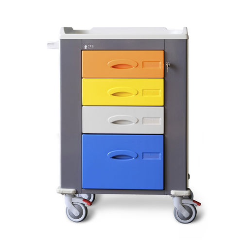 Hospital trolley - TORNADO SMALL - Conf Industries - for general purposes / for medical devices / multi-function