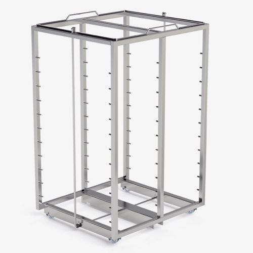 Basket rack - RACKD1 - Conf Industries - for hospital / for trolleys