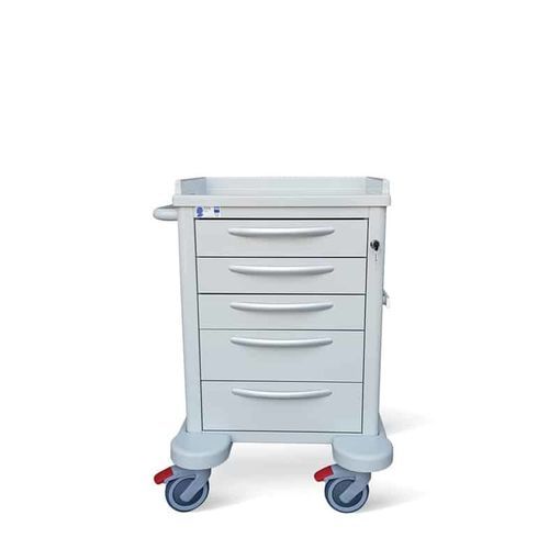 Medical trolley - ALFA 01/B - Conf Industries - treatment / metal / 5-drawer