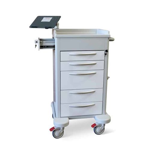 Medical trolley - Alfa 01 Plus - Conf Industries - hospital / treatment / with laptop support