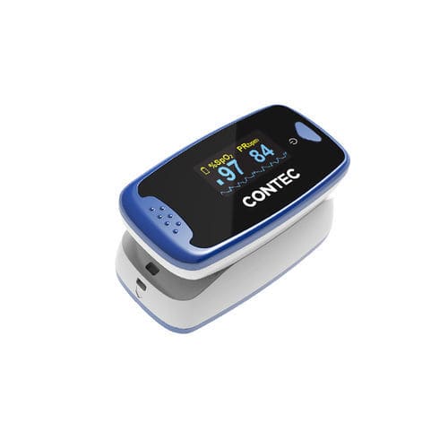 Fingertip pulse oximeter - CMS50D2-1 - Contec Medical Systems - medical / home care / battery-powered