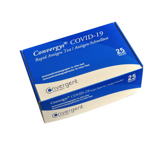COVID-19 rapid test - Convergys® - Convergent Technologies - for nucleocapsid proteins / SARS-COV-2 / nasopharyngeal