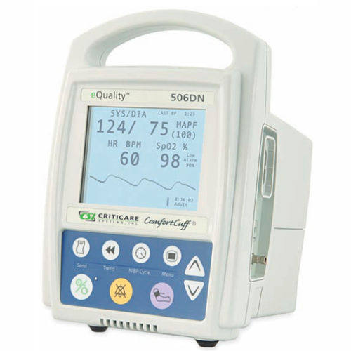 Portable patient monitor - eQuality ™ 506DN - Criticare Systems - compact / heart rate / NIBP
