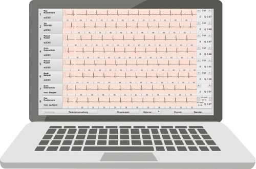 Rehabilitation software - custo med GmbH - cardiac / for ECG / monitoring