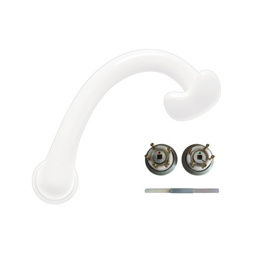 Hospital door handle - SENSIAL - SAMA - ULNA - antibacterial / sanitizing
