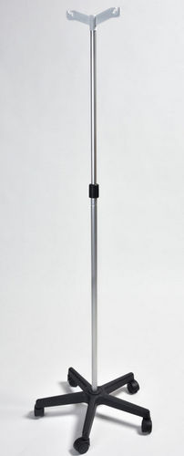 IV pole on casters - Dea - 2-hook