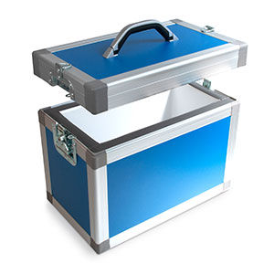 Transport sample box - B 1000 40 - delta T - Gesellschaft für Medizintechnik - medication / laboratory / vacuum