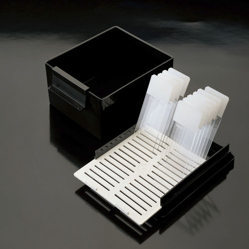 Staining tank with support - 191101 - Deltalab
