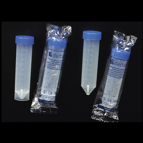 Laboratory test tube - EUROTUBO® - Deltalab - microbiology / conical / polypropylene