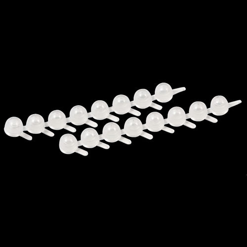 PCR strip well cap - 409005 - Deltalab - polyethylene