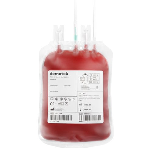 Triple blood bag - BBT  - Demophorius Healthcare - CPDA-1 / CPD/SAG-M