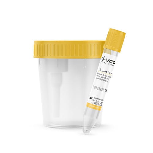 Laboratory collection tube - PUBA - Demophorius Healthcare - V-bottom / urine / PET