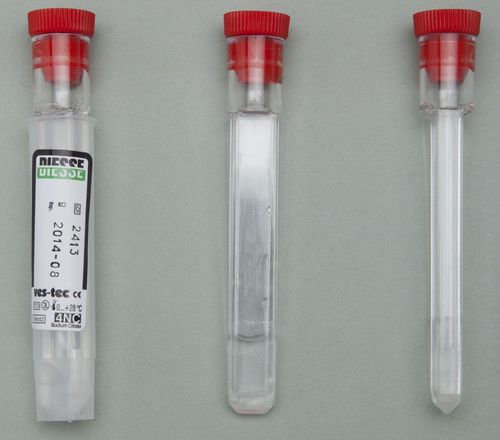 Laboratory test tube - VES-TEC  - Diesse Diagnostica Senese - ESR / blood / sodium citrate