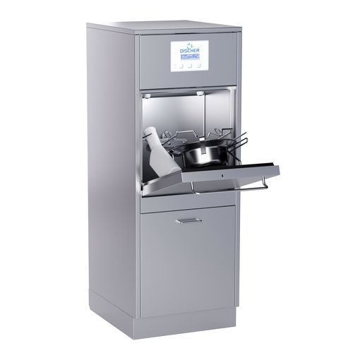 Compact bedpan washer - PICCOLO - Discher Technik  - automatic / stainless steel