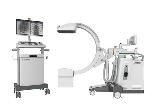 Mobile C-arm - EVO R+ FP - DMS Imaging - with flat panel detector / with video column