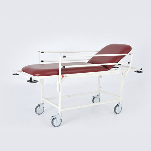 Emergency stretcher trolley - 90107101 - DOLSAN MEDICAL - patient transfer / manual / height-adjustable