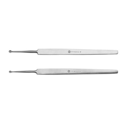 Ophthalmic surgery curette - CHC20 series - DTR Medical   - angled