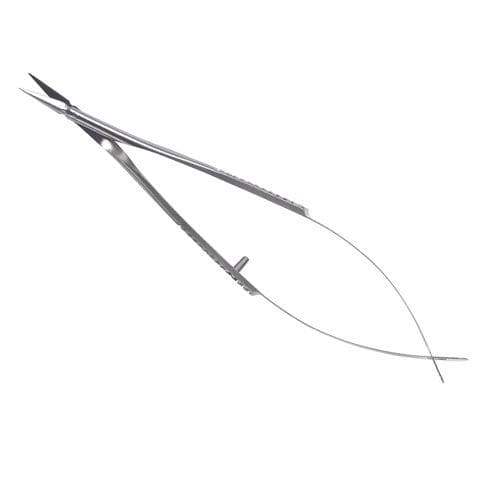 Surgical scissors - Vannas - DTR Medical   - for humans / curved