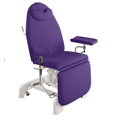 Hydraulic treatment chair - C3769 series - Ecopostural - 3-section / with armrests