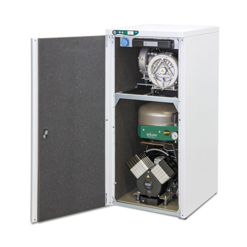Dental compressor - DUO 2 - EKOM spol - membrane / with air dryer / oil-free