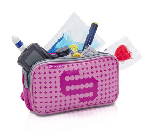 Diabetic kit bag - EB14.008 DIA'S DOTS - ELITE BAGS - handheld / isothermal