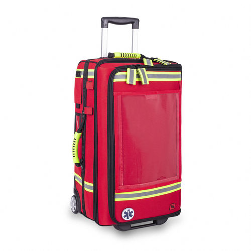 Emergency backpack - EB02.025 EMERAIR TROLLEY  - ELITE BAGS - for oxygen cylinders / wheeled / handle