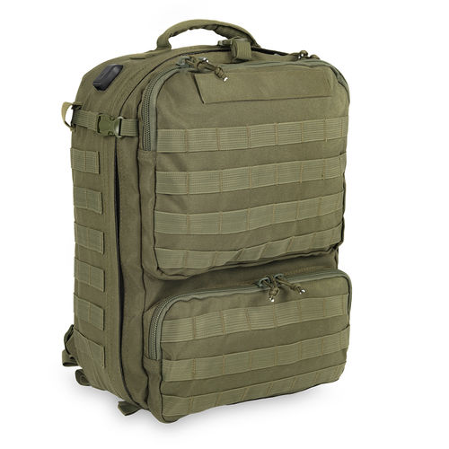 Emergency backpack - PARAMED'S GREEN O.D - ELITE BAGS - handle / polyester / waterproof
